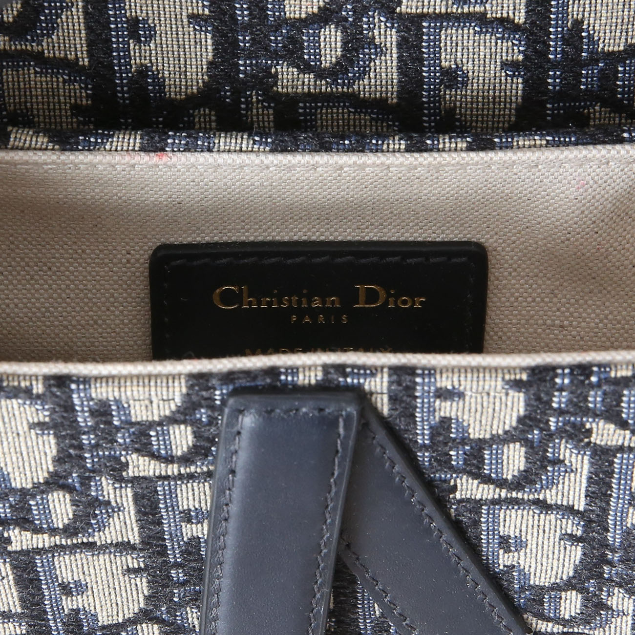 CHRISTIAN DIOR(USED)크리스찬디올 오블리크 새들백 미니